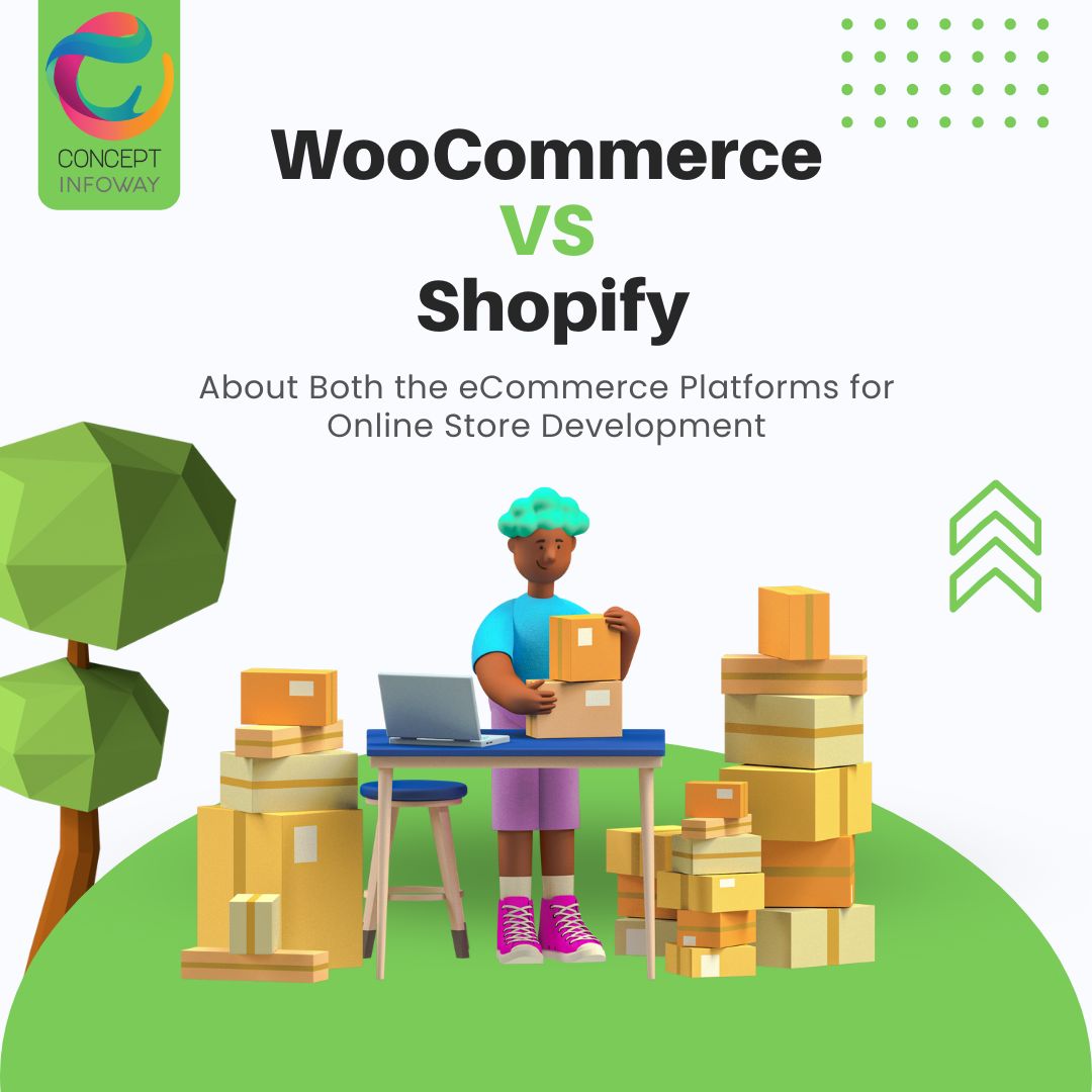 WooCommerce vs Shopify - About Both the eCommerce Platforms - Concept Infoway