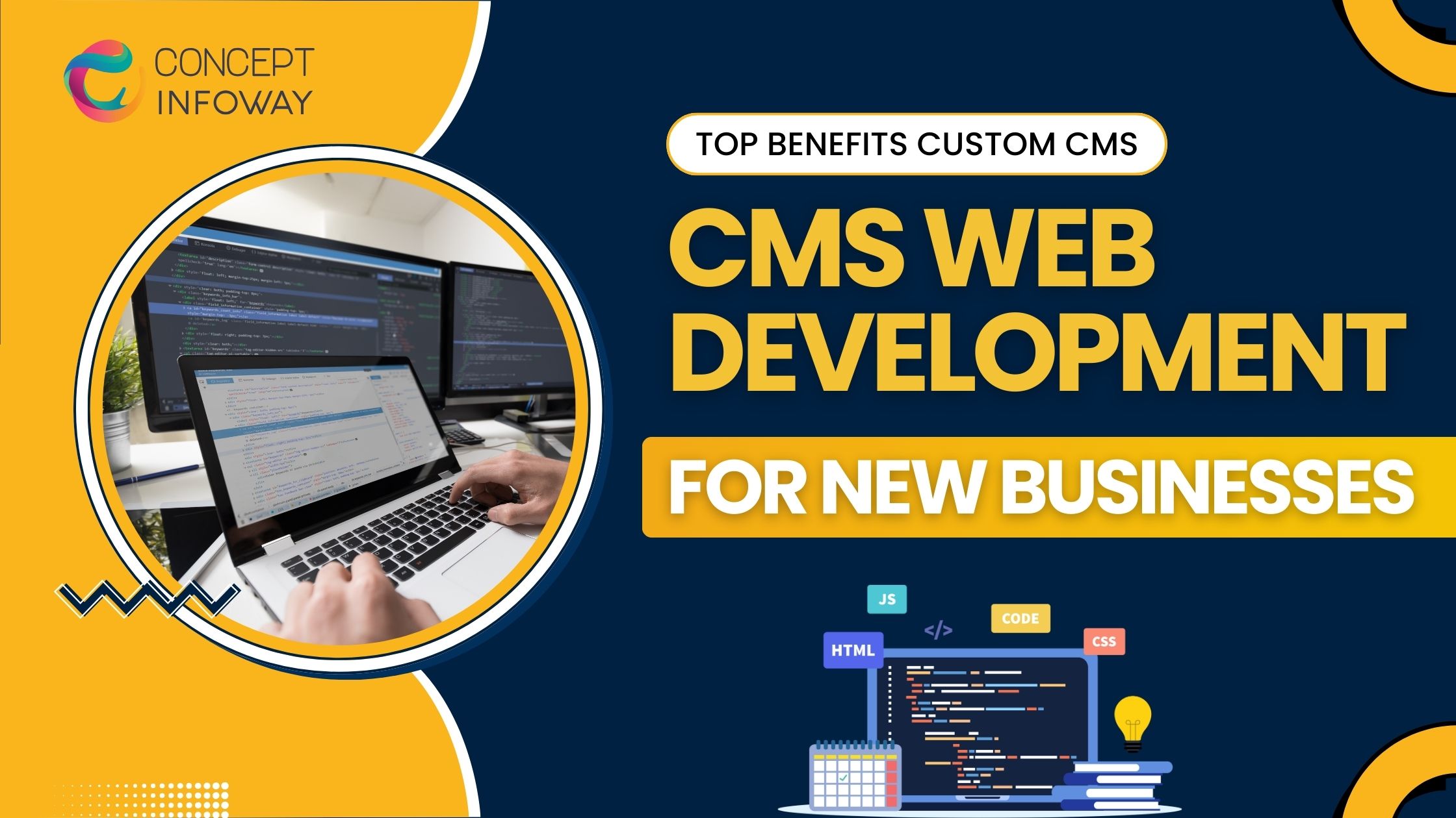 Custom CMS Web Development - Concept Infoway