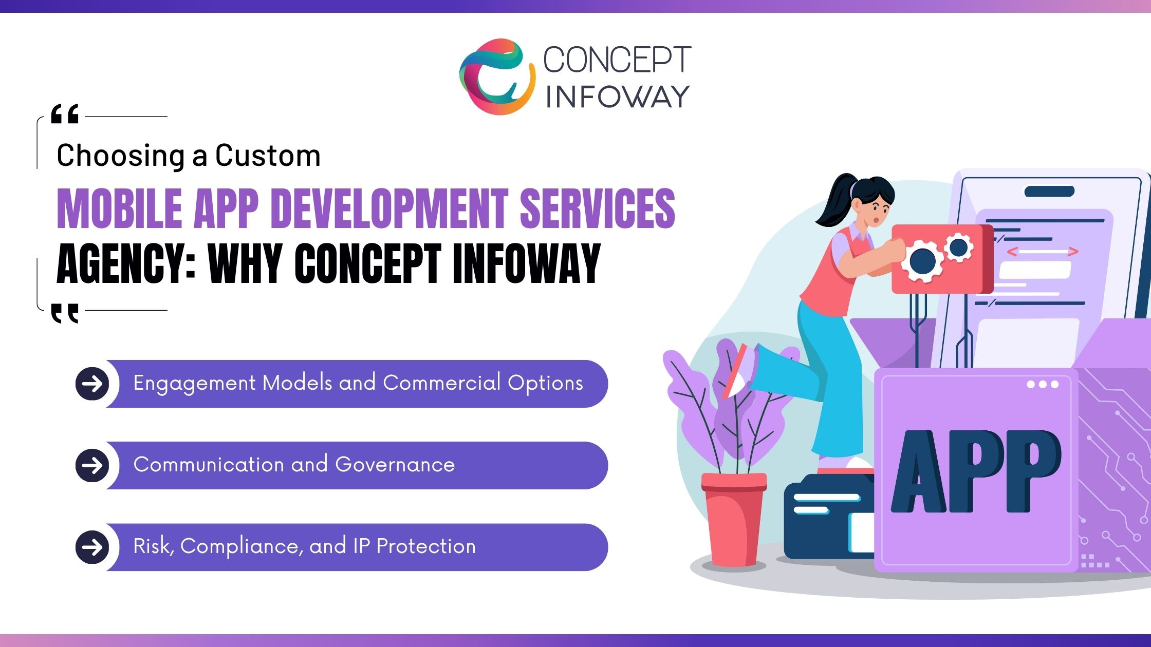Custom Mobile App Development Services - Concept Infoway