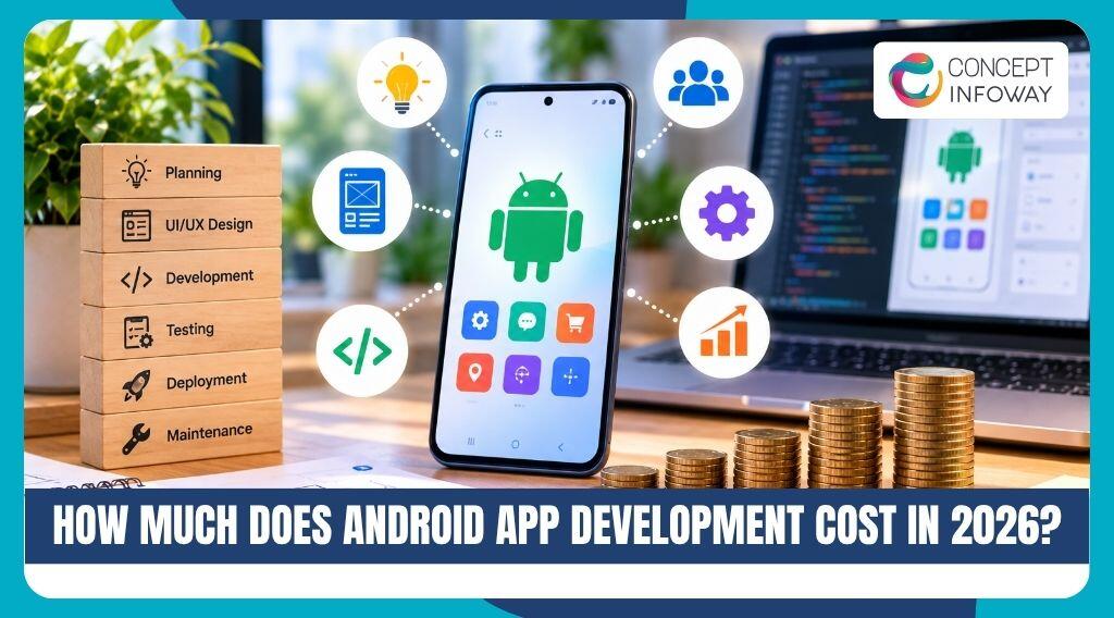 How Much Does Android App Development Cost in 2026? - Concept Infoway